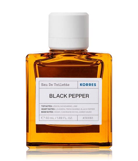 korres perfume black pepper|black pepper by korres.